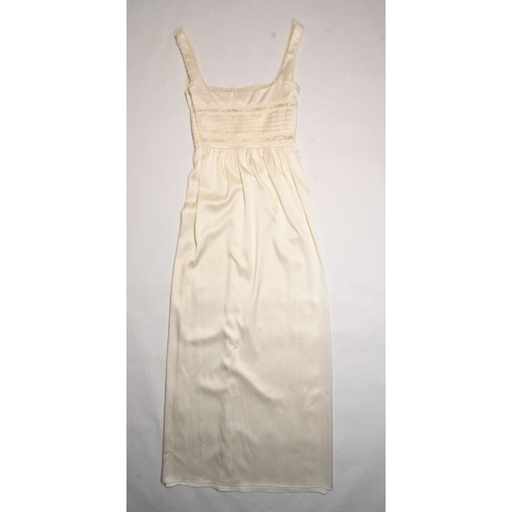 House of CB Illiana Real Silk Maxi Dress in Ivory - Picture 4 of 5